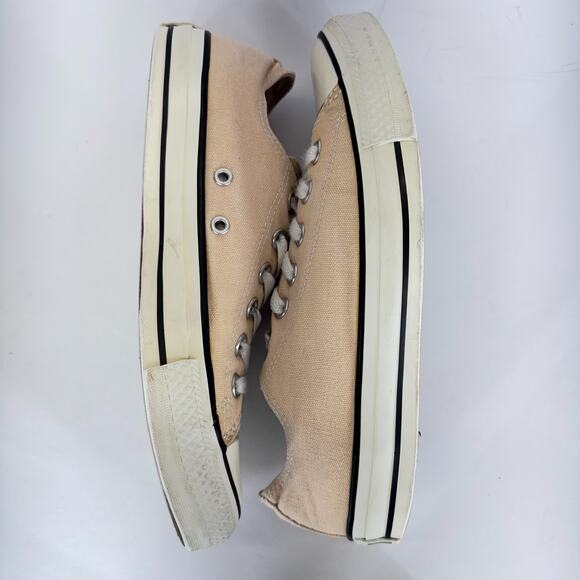 Converse All Star Men 6 Women Sze 8 Low Top 130120F Lace Up Canvas Unisex Peach - Picture 5 of 10
